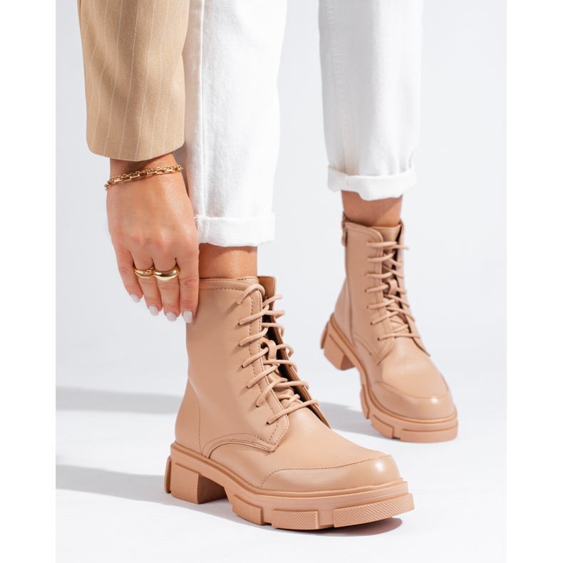 Ženska bež torba na vezanje 1