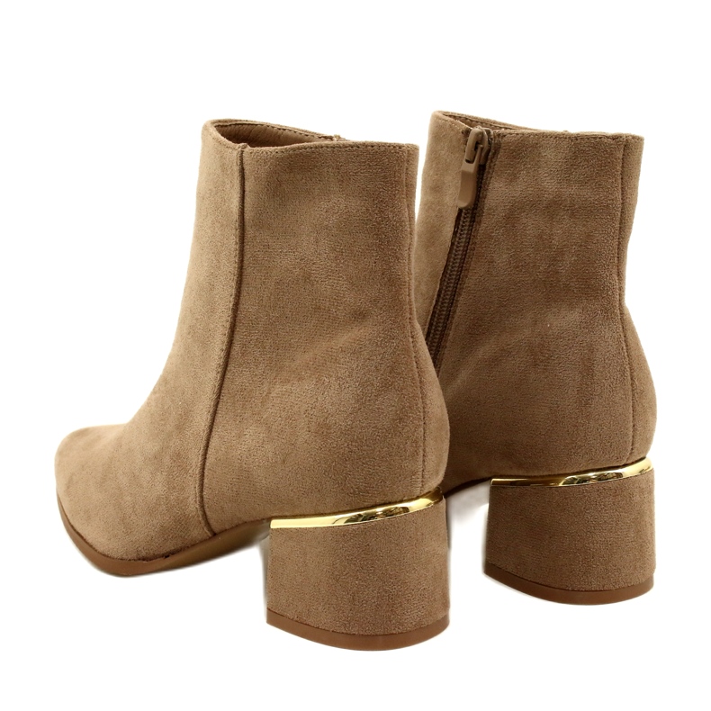 Evento Antilop čizme sa zlatnim ukrasima, bež 23BT35-6420 3