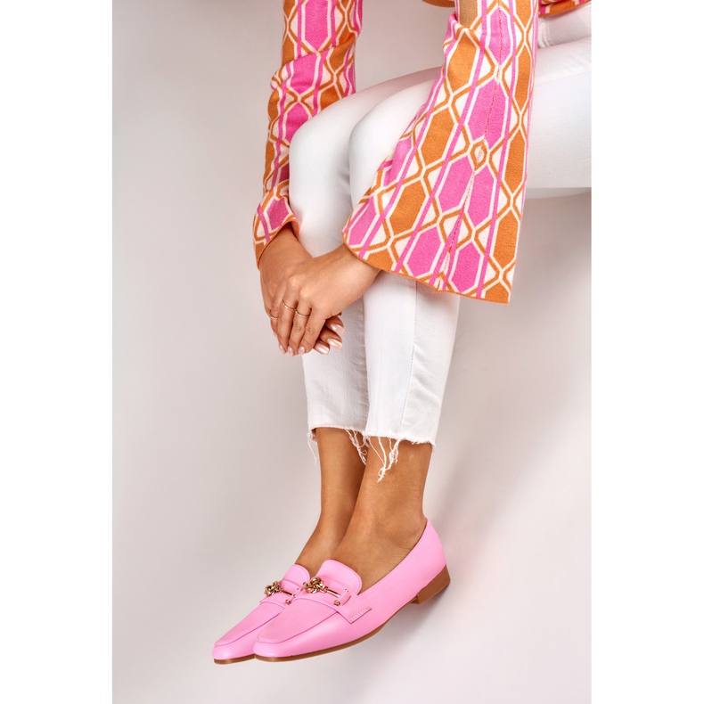 Roze ravne cipele ružičasta 2