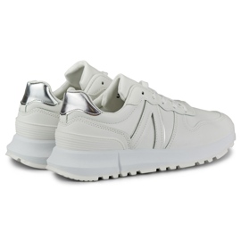 Ženske bijele tenisice sa srebrnim obrubom bijela 1