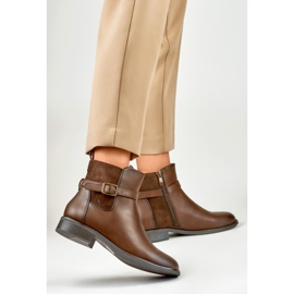 Ženske smeđe casual čizme smeđa 1