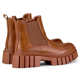 Ženske smeđe radne čizme Veris smeđa 1