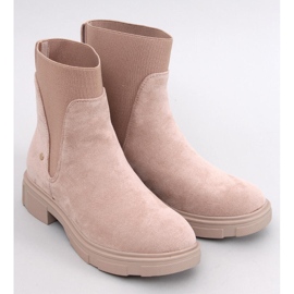 Mead kaki ženske Chelsea čizme bež 1