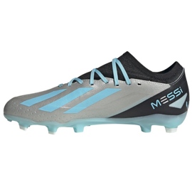 Adidas X Crazyfast Messi.3 Fg M IE4078 tenisice za nogomet srebro nijanse sive 1