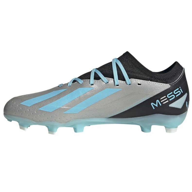 Adidas X Crazyfast Messi.3 Fg M IE4078 tenisice za nogomet srebro nijanse sive 1