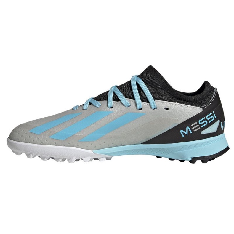 Adidas X Crazyfast Messi.3 Tf Jr IE4073 tenisice za nogomet siva nijanse sive 1