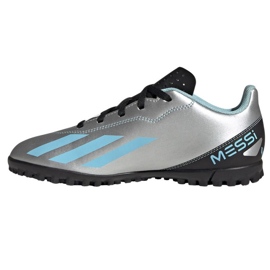 Adidas X Crazyfast Messi.4 Tf Jr IE4068 tenisice za nogomet siva nijanse sive 1