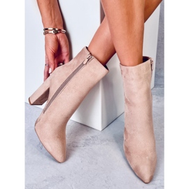 Rivers kaki čizme na petu bež 1