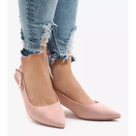 Ružičaste pumpe na peti B-43 ružičasta 1