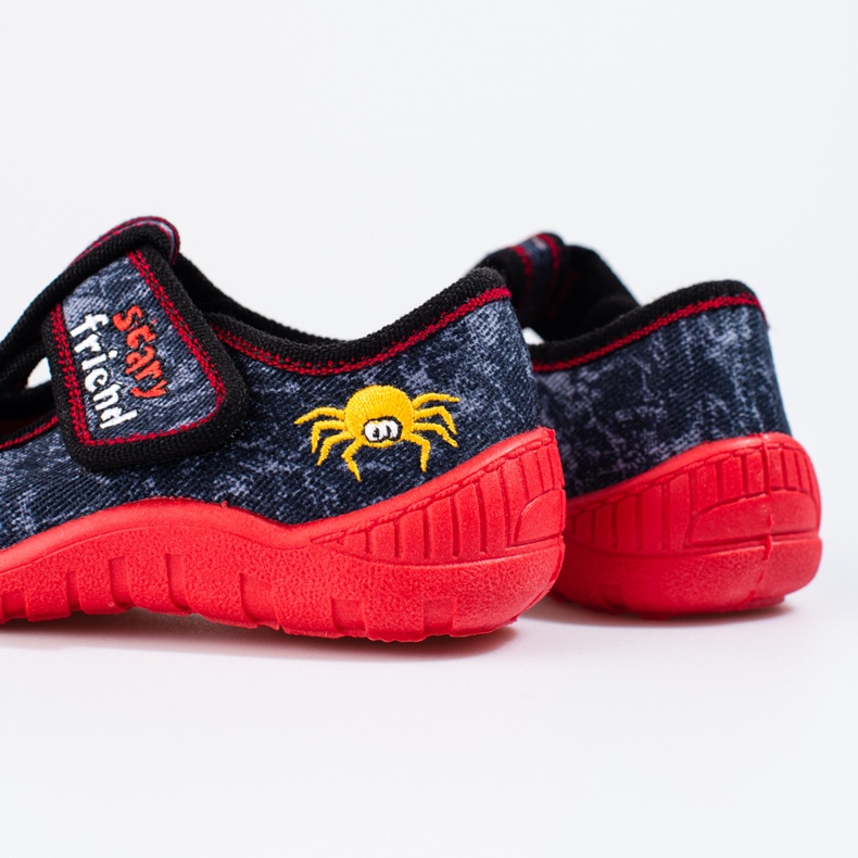 Crno-crvene paukove papuče iz Sheloveta plava 1