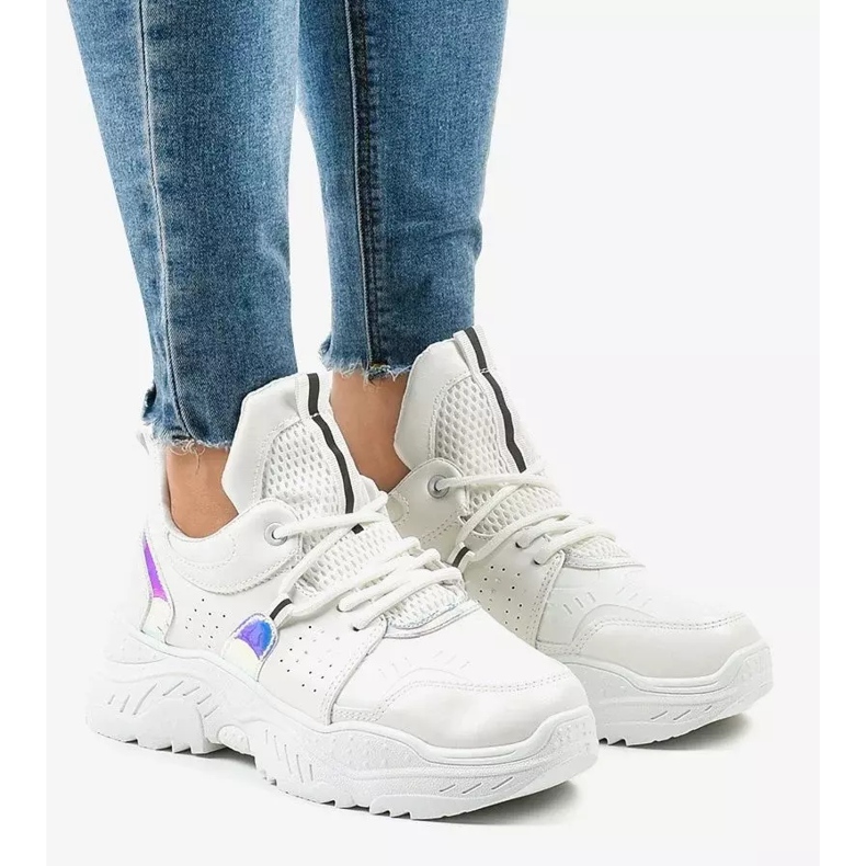 Bijele sportske tenisice K-505 bijela 1