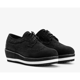 Crne antilop cipele na visokom potplatu Camryn crno 2