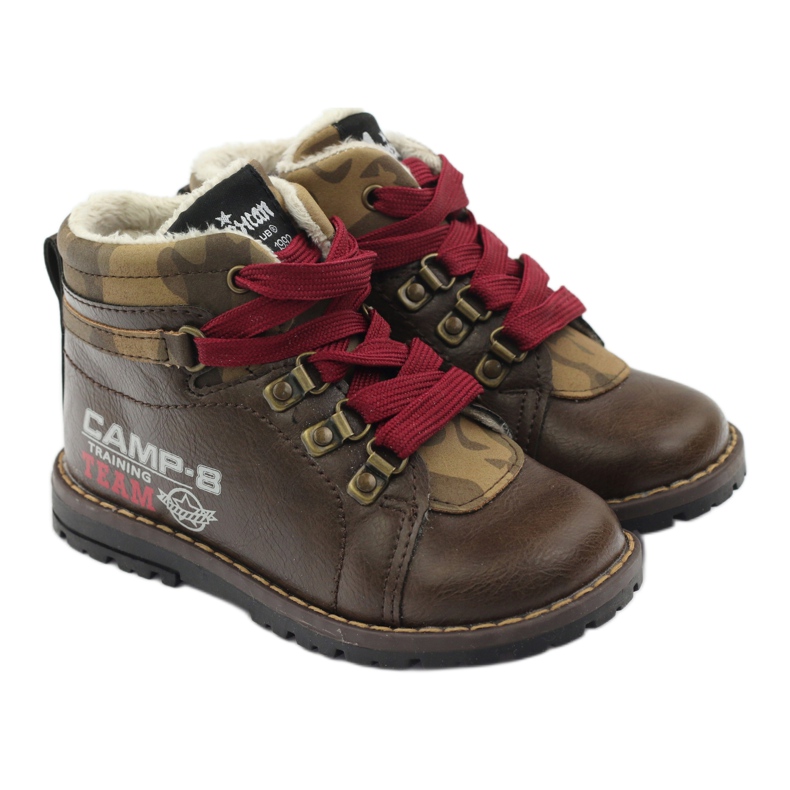 American Club Čizme i gležnjače s patentnim zatvaračem 16221 smeđe smeđa 4