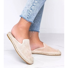 Kinshasa bež japanke s izgrađenim prednjim dijelom 2