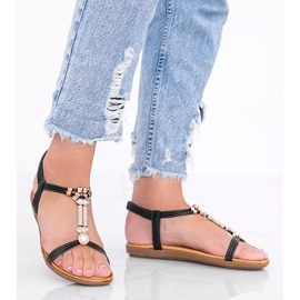 Ženske crne sandale Liva crno 1