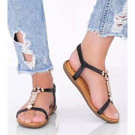 Ženske crne sandale Liva crna 2