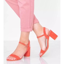 Narančaste sandale na Lauren postu narančasta 2