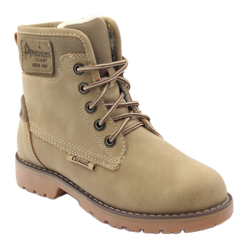 Tople drvene jakne American Club 1904 bež 1