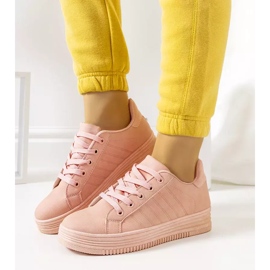 Ružičaste tenisice na platformi Leonor ružičasta 2