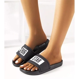 Crne ženske papuče Big Star DD274A266 crna 1