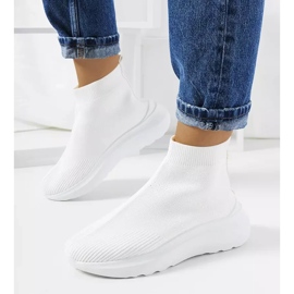 Jenniferine bijele visoke tenisice bijela 1