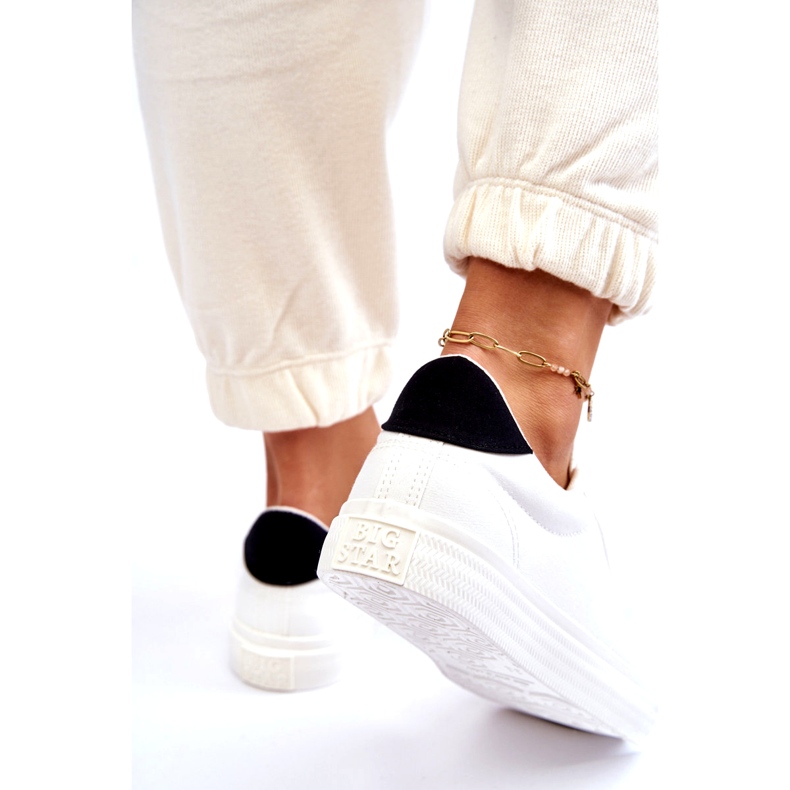 Klasične niske tenisice Big Star LL274091 Bijele bijela 2