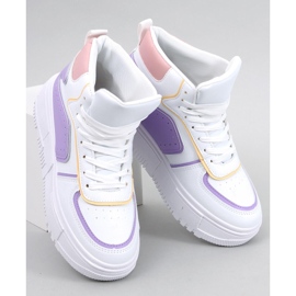 Storm WHITE / PURPLE visoke tenisice bijela 1