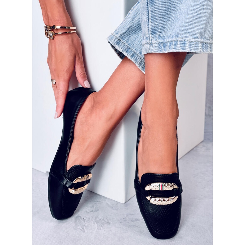 Ženske natikače Saimon Black crno 1