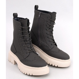 Aubert Green čizme na vezanje zelena 1