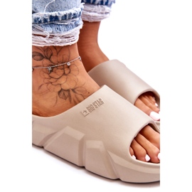 Ženske lagane pjenaste papuče Big Star LL274593 Bež 2