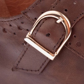 Marco Shoes Redovnici od prave kože smeđa 2