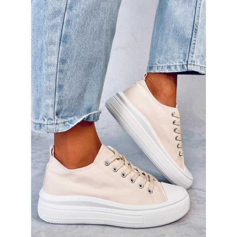 Ženske Ebbe Bež tenisice 2