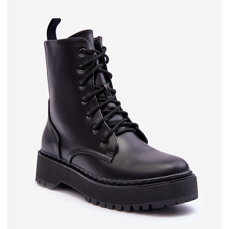 FB2 Kožne radničke čizme crne teflorne boje crno 1