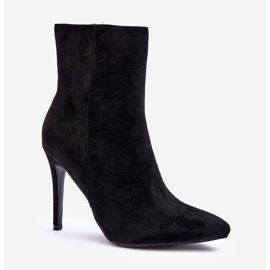 FB2 Crne čizme na petu od antilopa Eberpia crna 1