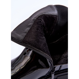 FB2 Lakirane ženske Jodhpur čizme crne Elspetia crno 2