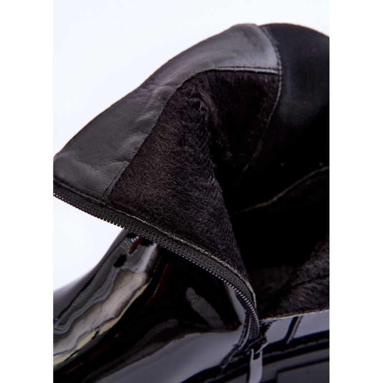 FB2 Lakirane ženske Jodhpur čizme crne Elspetia crna 2