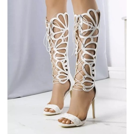 PA1 Julio sive sandale s ukrasnim gornjim dijelom siva 1