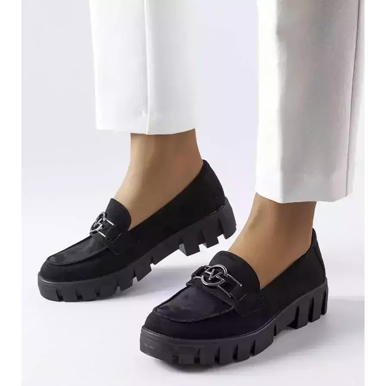 Venezia Crne natikače od eko antilop kože iz Vinceze crna 1