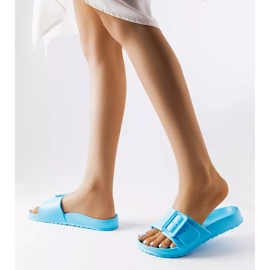 Plave gumene klizače s kopčom iz Nelma plava 2