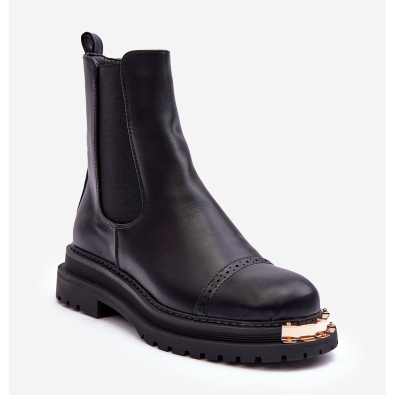 PG1 Ženske Chelsea čizme crne Nialee crno 1