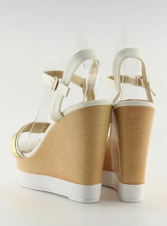 Sandale s platformom GH-158 Bijele bijela 2