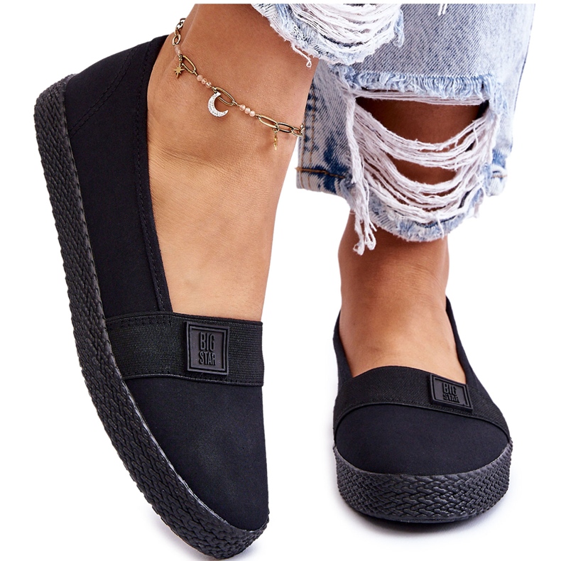 Ženske natikače Big Star tenisice LL274200 crne crno 3