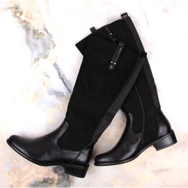 Ženske izolirane čizme crne Jezzi ASA198-22 crna 1