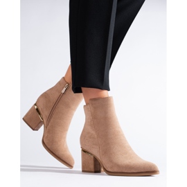 Bež gležnjače od brušene kože iz Sheloveta 1