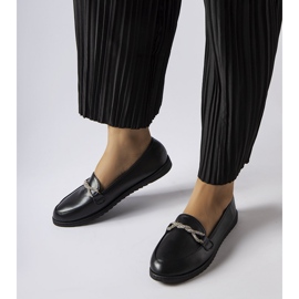 Crne mokasine s kamenčićima iz Paole crna 1