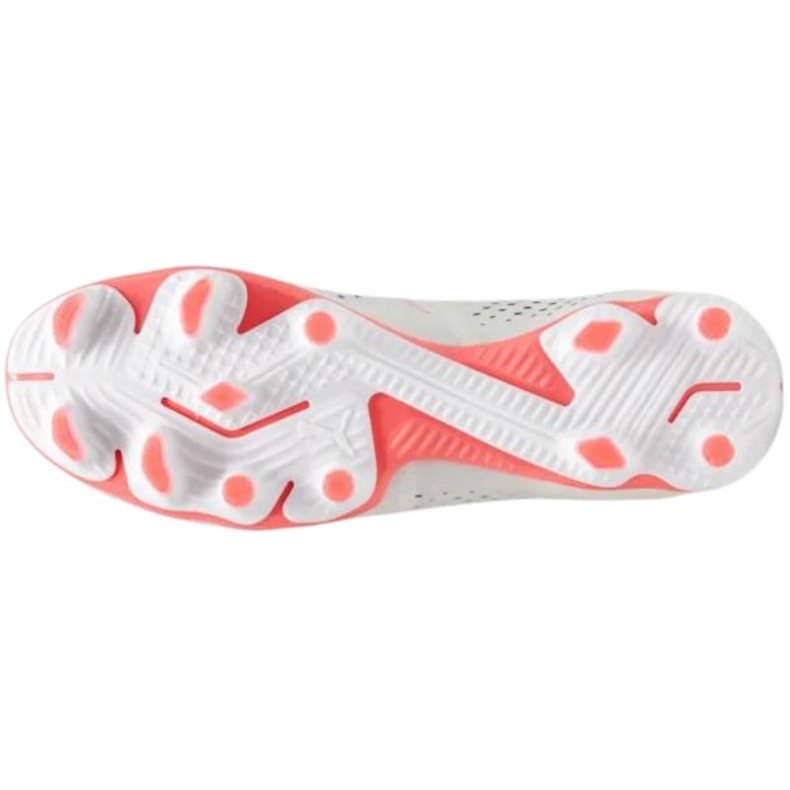 Puma Future Match+ Ll FG/AG 107366 01 bijele nogometne tenisice s čarapom bijela bijela 1