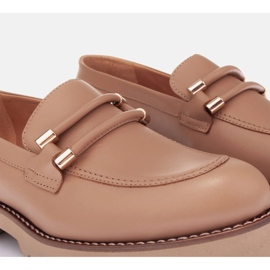 Marco Shoes Lagane mokasine bež 2