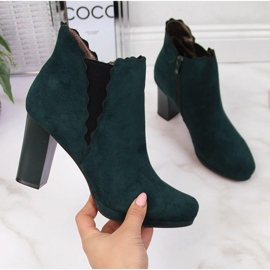 Ženske izolirane gležnjače, zelene Jezzi FAF125-12 zelena 2