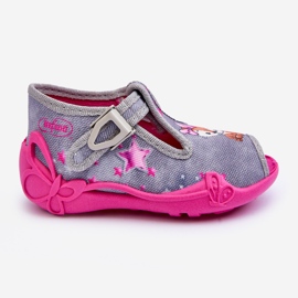 BEFADO S.A. Befado papuče Squirrel Sandale 213P137 Siva i ružičasta 2