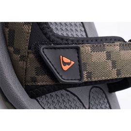 Bergson Benue planinarske muške sandale BRG00127 zelene zelena 5